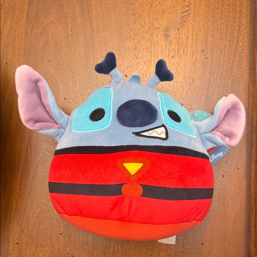 Disney Stitch Blue and Red Plush Toy